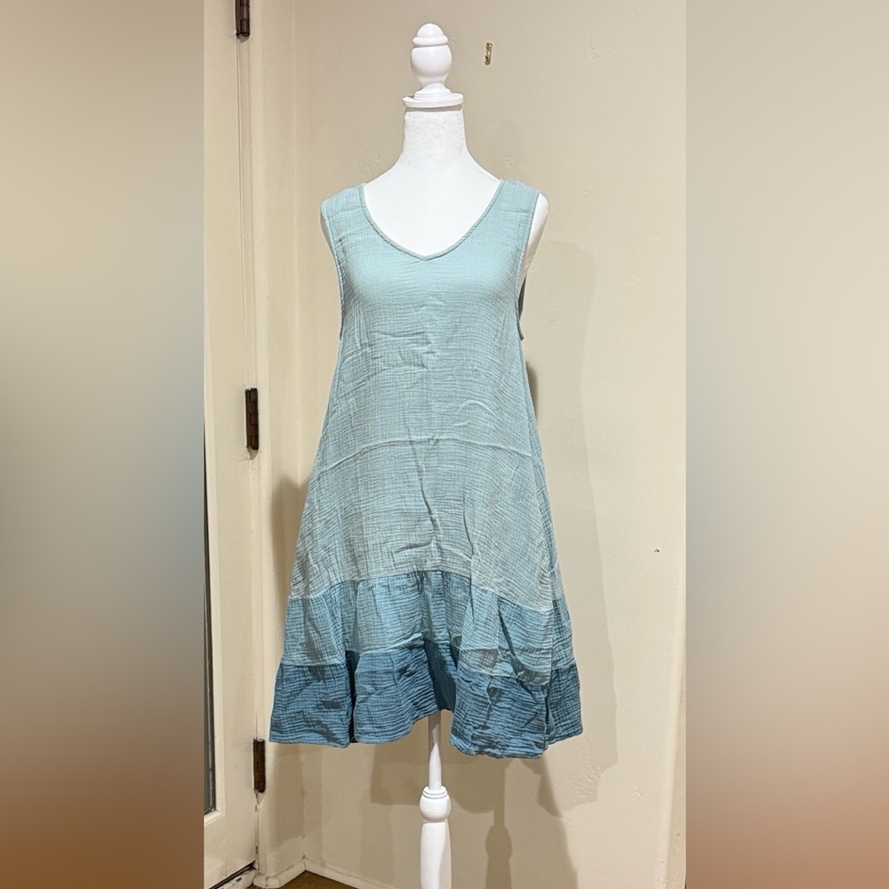 Elegant Blue Mini Dress